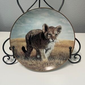 Young Explorer by Charles Fracé  Small Wonders of the Wild Plate # 3607 C